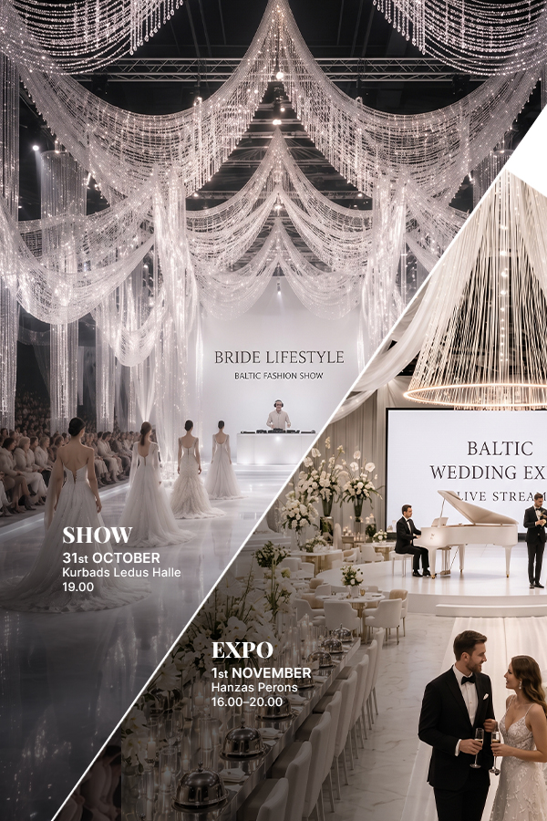 Baltic Wedding WEEKEND 2026: Fashion show on ice and an ambitious wedding Expo in Riga