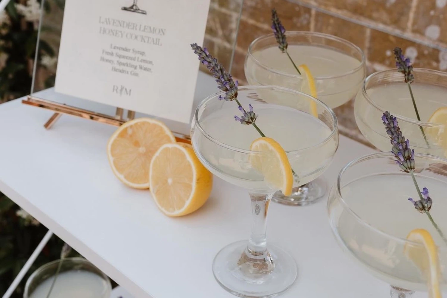 "Signature" cocktails wedding and modern bar trends