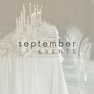 September Events kāzu dekorācijas